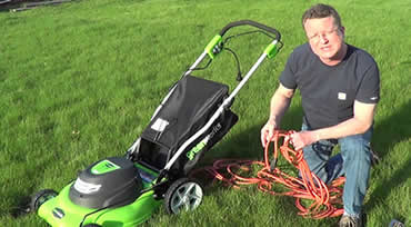 electric mulching mower extension cord