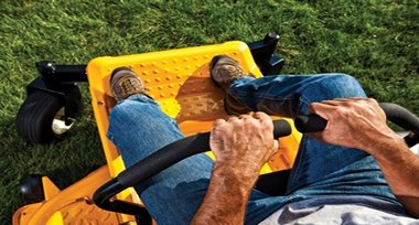 Cub Cadet RZT L uses levers for steering