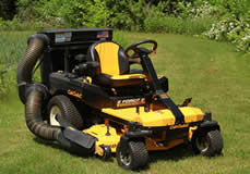 Cub Cadet Z-Force S with bagging attachment