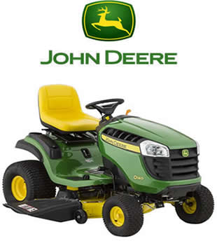 The John Deere D140 lawn tractor