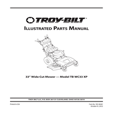 Troy-Bilt WC33 Operator Manual