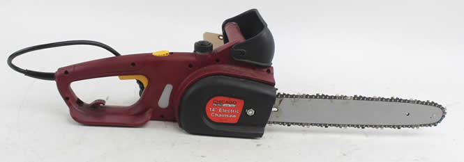 chicago electric powered chainsaw
