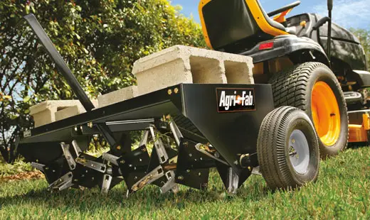agri-fab 48 inch - pull behind core aerator