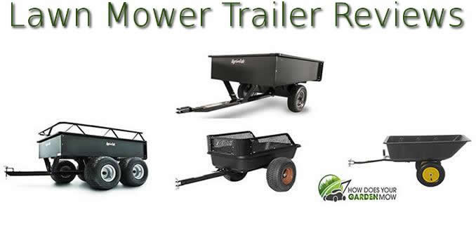 pull behind lawn mower trailer
