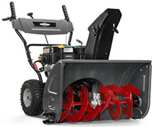 A two-stage snow blower