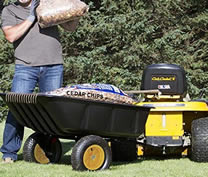 Polar wagon 600 lb- pull behind wagon for lawn mower