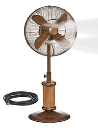 Standing misting fan by Dynamic Collections