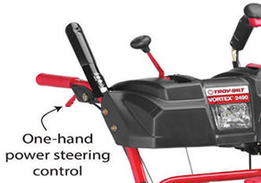 one hand steering - snow blower buyers guide