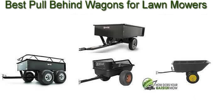 pull behind wagon for lawn mower